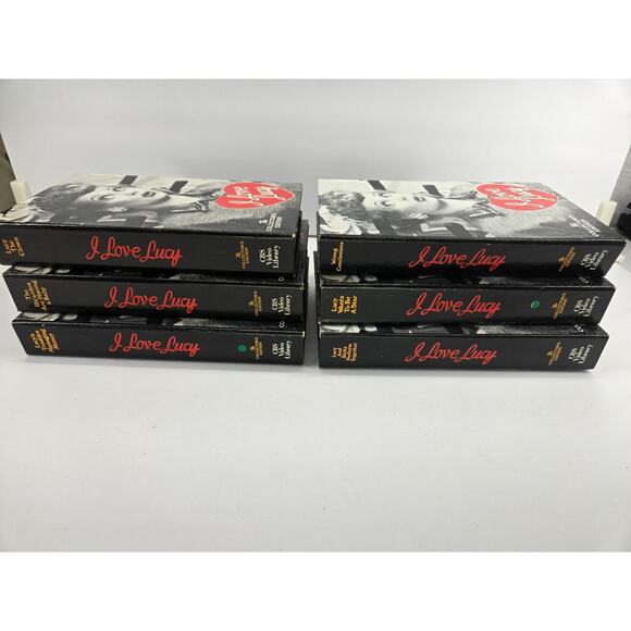Vintage I Love Lucy The Collector's Edition Lot of 6 VHS Video Tapes - Series - Picture 2 of 5